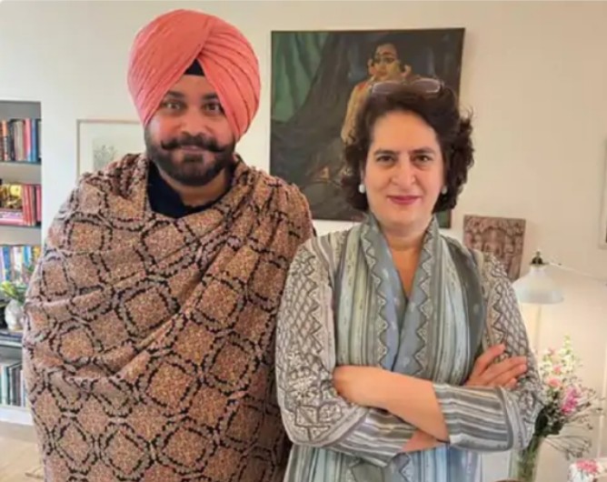 ਪ੍ਰਿਅੰਕਾ ਗਾਂਧੀ ਨਾਲ ਮੁਲਾਕਾਤ ਮਗਰੋਂ ਸਿੱਧੂ ਦੇ ਭਾਜਪਾ 'ਚ ਜਾਣ ਦੀਆਂ ਅਟਕਲਾਂ 'ਤੇ ਲੱਗਾ ਵਿਰਾਮ ! 
